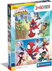 Spidey And His Amazing Friends Puzzle 2 x 60 Piece Jigsaw Puzzles in 1 Box - Picture 1 of 4