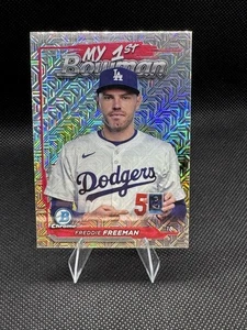 2024 Bowman Chrome - My 1st Bowman Freddie Freeman #M1B-5 rifrattore Mojo - Foto 1 di 2
