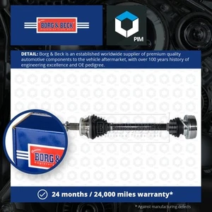 Drive Shaft fits VW FOX 5Z 1.2 Front Left 05 to 11 Driveshaft B&B 6QE407271C New - Picture 1 of 2
