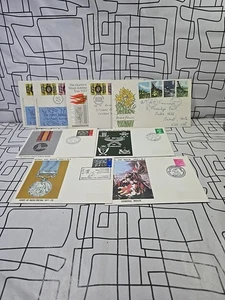 Job Lot Silver Jubilee British Flowers Military Medal Collectable Stamps Envelop - Picture 1 of 5