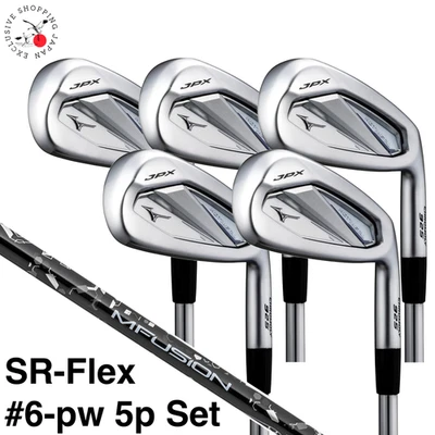 Mizuno JPX 925 Hot Metal Iron Wedge #6-pw 5p Set SR-Flex 22 MFUSION I Graphite - Image 1 of 4