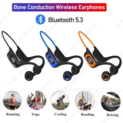 Cuffie a conduzione ossea Auricolari wireless Bluetooth Auricolari per esterni - Image 1 of 4