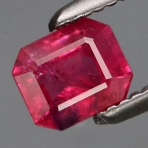 0.54Ct.UNHEATED Best Color Hot Red Pink Ruby Winza,Tanzania Perfect Shape - Imagen 1 de 4