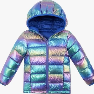 Lovekider Hooded Puffer Jacket for Girls XL 10-12 Packable Down-Alternative Coat - Picture 1 of 4