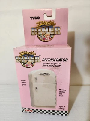 Tyco DIXIE DINER réplica geladeira miniatura vintage 1988 na caixa - Imagem 1 de 4