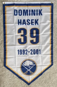 Dominik Hasek Replik Banner, Buffalo Sabres Hockey Flagge, Hasek Mann Höhle Dekor - Bild 1 von 1