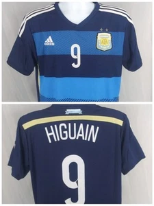 Adidas Higuain #9 Argentina 2014 FIFA World Cup Stadium Jersey - Sz: L - Picture 1 of 10