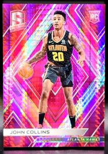 JOHN COLLINS 2017-18 SPECTRA NEON PINK PRIZM PARALLEL ROOKIE RC 12/25 - Picture 1 of 2
