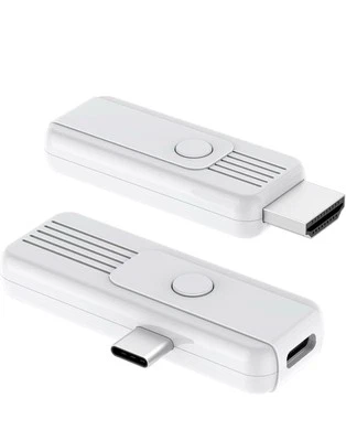 Wireless HDMI Transmitter and Receiver,Type-C 3.1 Port Wireless Hdmi Plug & Play - Image 1 of 4