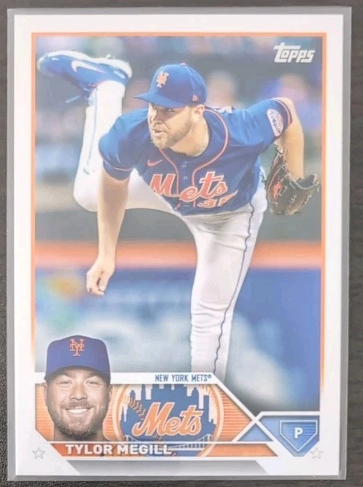 Tylor Megill #83 2023 Topps Series One Baseball New York Mets Base Card - Image 1 of 3