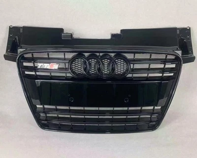 For AUDI TT TTS 8J 2008-2014 Front bumper hex Grill grille black - Image 1 of 4
