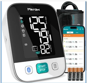 Meraw Cedar Bluetooth Arm Blood Pressure Monitor - Picture 1 of 5