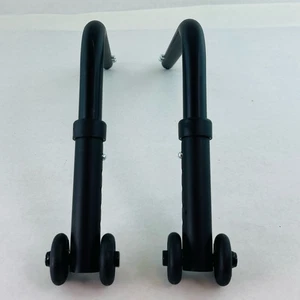 Wheelchair Black Anti-Tipper Pair Adjustable Anti Tip Left Right For Wheelchair - Picture 1 of 8