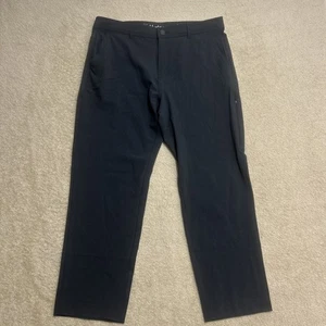 Hurley Performance Pants Mens 36x30 Black Regular Fit 4-Way Stretch Hybrid - Picture 1 of 8