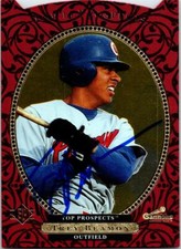 Trey Beamon autographed baseball card 1995 Upper Deck Top Prospects Rookie #6