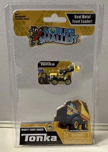 World's Smallest TONKA FRONT LOADER Mini Mighty Truck Dollhouse Miniature Micro - Picture 1 of 13