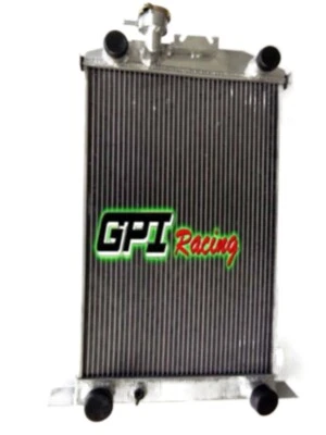 RADIADOR DE ALUMINIO 56 MM PARA FORD STREET/HOT ROD CON CABEZAL PLANO V8 MANUAL 1937-1939 Foto 1 de 4