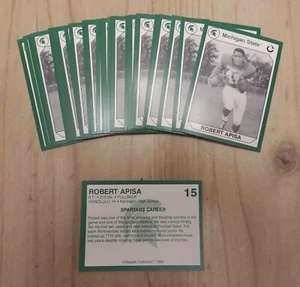 1990 Michigan State Collegiate Collection #15 ROBERT APISA Lot of (10) - Picture 1 of 1