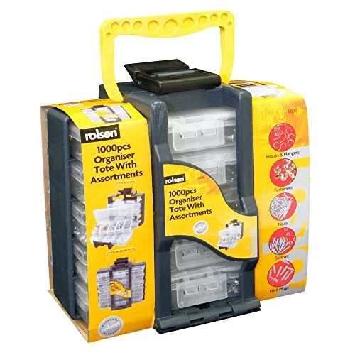 Rolson 61219 organizzatore di utensili trasportabile  argento (1000 pezzi) - Immagine 1 di 4
