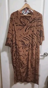 MARIELLA BURANI Per Scatola Magica Vintage Silk Shift Dress, IT 48/ 20 Magic Box - Picture 1 of 7