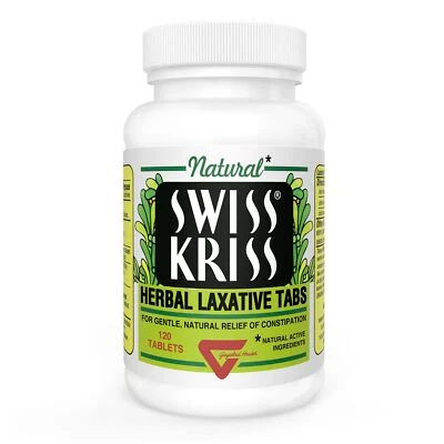 Swiss Kriss Herbal Laxative Tablets, Gentle & Natural Laxatives for Constipat... - Image 1 of 4