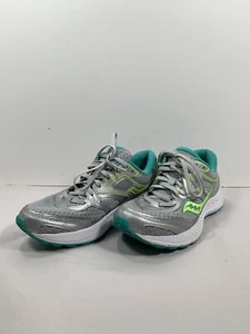 Saucony Cohesion 12 Athletic Running Shoes Green Grey S10471-16 Women's Size 7 - Picture 1 of 8