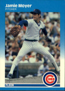 1987 Fleer Baseball Card #570 Jamie Moyer Rookie