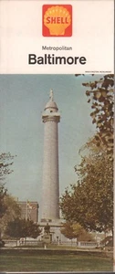 1962 Shell Road Map: Metropolitan Baltimore NOS - Picture 1 of 1