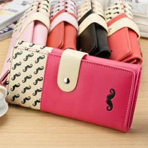 Mode Damen Leder Clutch Geldbörse langer Kreditkartenhalter Geldbörse Handtasche Geschenke - Bild 1 von 28