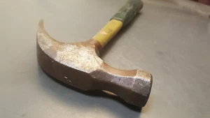 Vtg True Temper Claw Hammer No. FG16 Fiber Glass & Rubber Handle Octagon Neck - Picture 1 of 11
