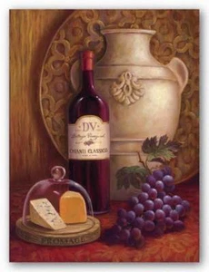 Fresco Vineyard II Jillian Jeffrey Art Print 12x16 - Picture 1 of 1