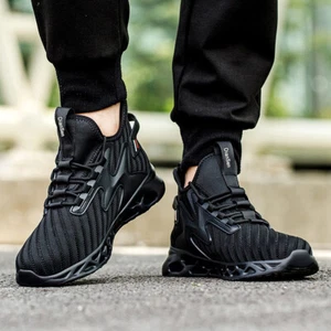 Indestructible Safety Work Shoes Steel Toe Breathable Work Boots Mens' Sneakers - Picture 1 of 5