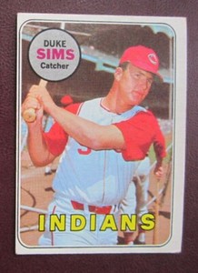 1969 Topps Duke Sims (Cleveland Indians) #414 EX