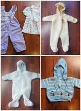 Vintage 70's 80's Baby Infant Girls Boys 5 Piece Lot Size 6-18 Months