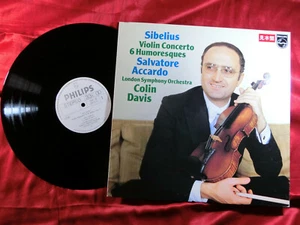 SALVATORE ACCARDO SIBELIUS VIOLIN CONCERTO LSO COLIN DAVIS PHILIPS JAPAN - Imagen 1 de 4