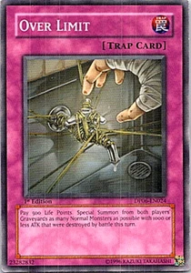 Over Limit DP06-EN024 Yu-Gi-Oh! Light Play 1st Edition - Picture 1 of 1