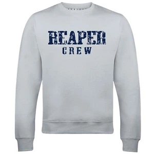 Reaper Crew Men's Sweatshirt Sons of Anarchy Inspired Biker Gang Motorbike - Picture 1 of 17