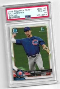 Bowman Chrome Nico Hoerner 2018 PSA 10 1st Rookie RC #BDC165 - Imagen 1 de 1