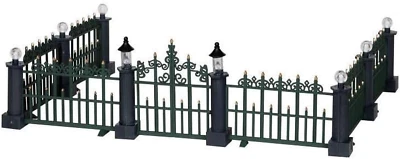 Village Collection Classic Victorian Fence Set of 7 # 24534 - Image 1 of 4