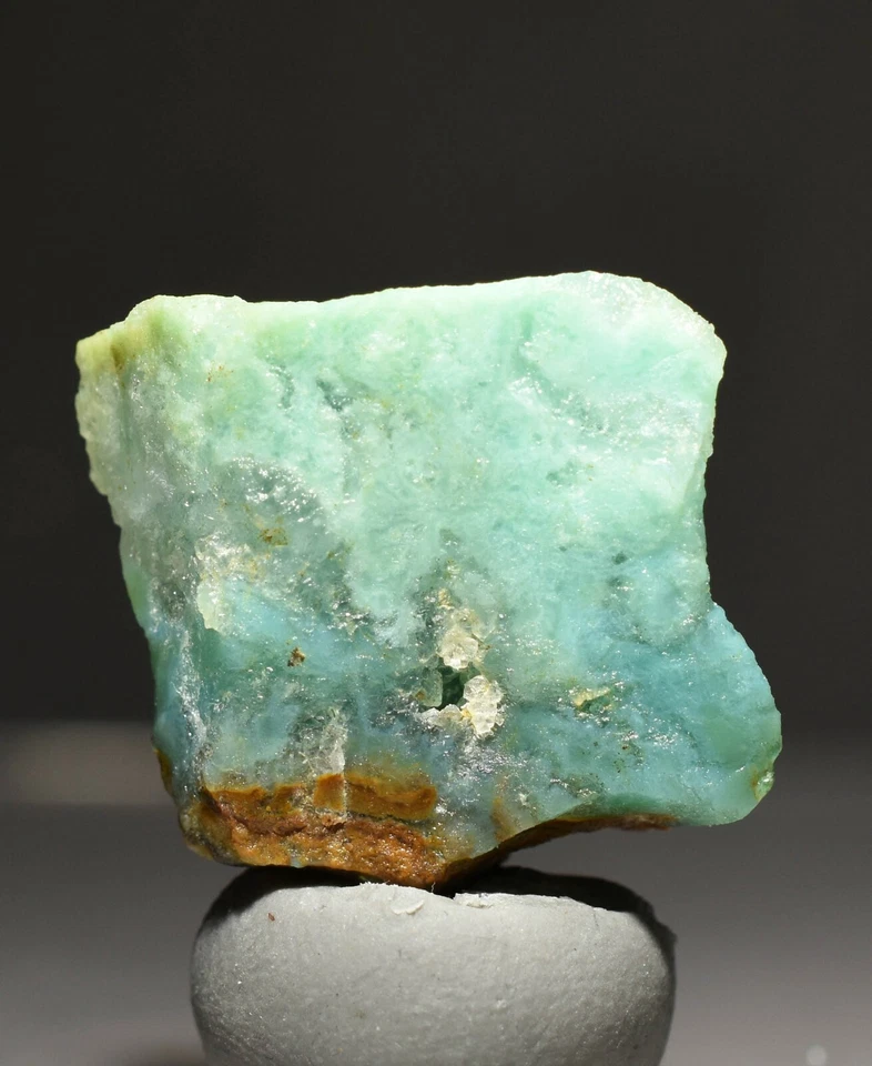 Gema Sílice Crisocola Perú Calcedonia Esmeralda Jade Color Cabujón Druzy Mineral Foto 1 de 4