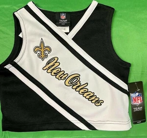 NFL New Orleans Saints Cheerleader Sleeveless Top NWT Kids' Medium 5-6 - Picture 1 of 4