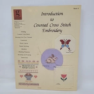 Vintage Introduction To Counted Cross Stitch Embroidery Graphworks Book 15 1989 - Picture 1 of 3