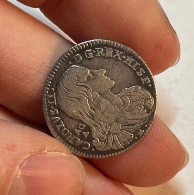 Naples (Italy) - 1688 Silver Carlino - Popular & Nice - Image 1 of 4