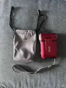 VG/EX DXG-565V 5.1MP Digital Camcorder MP3 Player Voice Recorder Red Tested - Picture 1 of 8