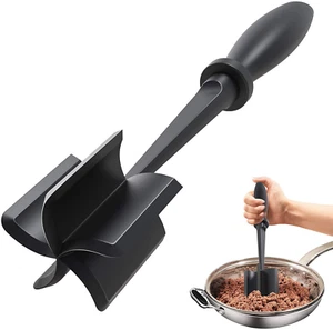 Upgrade Meat Chopper, Heat Resistant Meat Masher for Hamburger Meat, Ground Beef - Picture 1 of 6