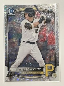 TSUNG CHE CHENG - 2025 Topps Bowman Chrome 1st Bowman Spackle /299 #BCP-95 - Picture 1 of 6
