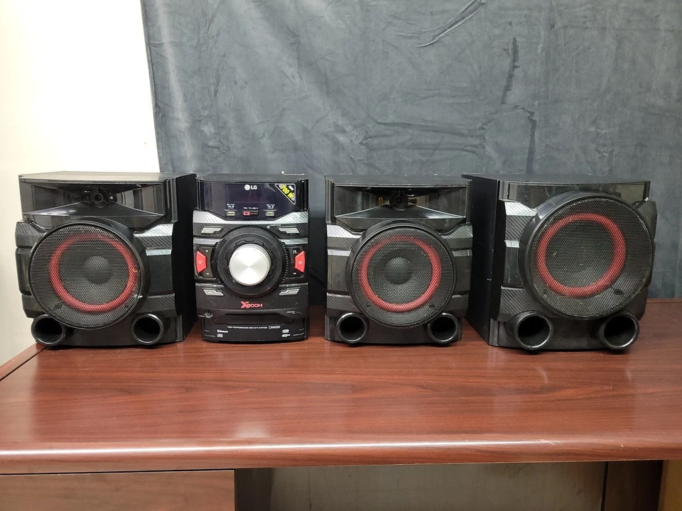 LG CM4550 700W 2.1 Channel Mini Shelf Bluetooth Stereo w/ Subwoofer - Image 1 of 4