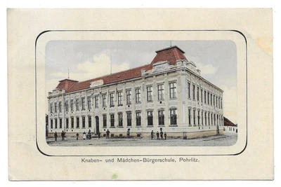 Knaben-und Mädchen-Bürgerschule,Pohrlitz - Bild 1 von 2