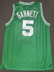 KEVIN GARNETT SIGNIERTES AUTO TRIKOT BAS/BECKETT ZEUGE #3W026016 BOSTON CELTICS - Bild 1 von 7