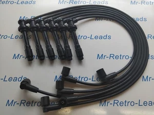 BLACK 8MM PERFORMANCE LEADS FITS THE TVR CERBERA S6 TUSCAN TAMORA T350 SAGARIS - Picture 1 of 4